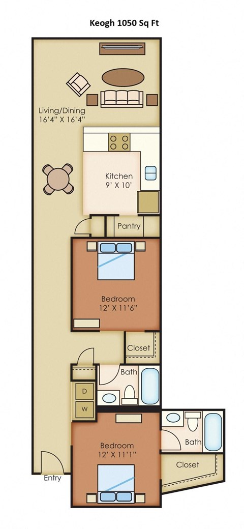 500 East Third Street 1-3 Beds Apartment for Rent - Photo Gallery 27